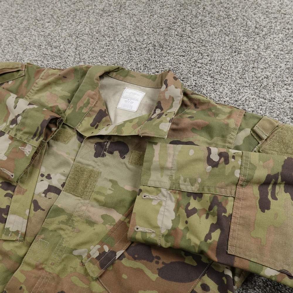 Military Jacket Womens 36R OCP Multicam Camo Coat Army Combat Uniform Ripstop